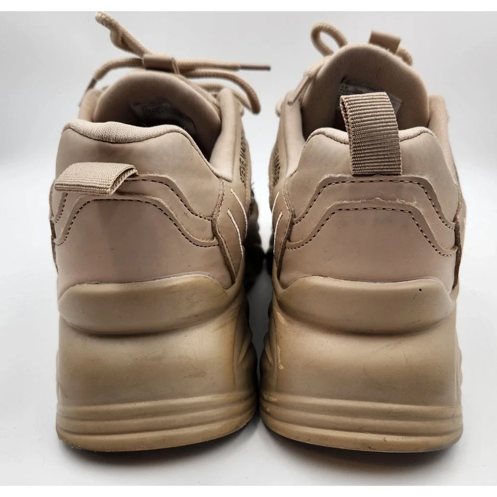 Steve Madden Jwestt Sneakers Womens US 4 Blush Lace Up Casual Platform Shoes‎